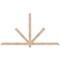 Ekena Millwork Kennewick Smooth Timber Gable Bracket, Douglas Fir, 84"W x 45"H x 1 1/2"D x 3 1/2"F, 13/12 Pitch GBW084X45X0204KEN00SDF - alternate 1